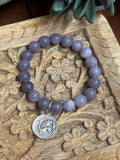 Violet Agate & Coin