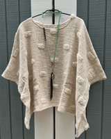 Textured Cream Top