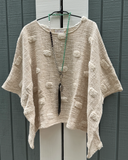 Textured Cream Top