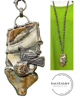 Winged Earth Necklace