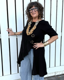 Noir Asymmetrical Top