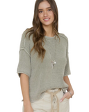 Textured Drift Boxy Top