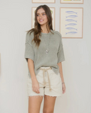 Textured Drift Boxy Top