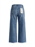 Risen Wide Leg Jeans