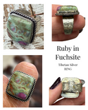 Ruby in Fuchsite