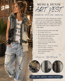 Mesh & Denim Vest