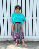 Crepe Sari Pixie Skirt