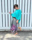 Crepe Sari Pixie Skirt