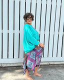 Crepe Sari Pixie Skirt