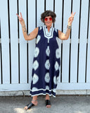 Sunburst Sleeveless Maxi Dress