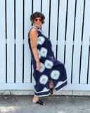 Sunburst Sleeveless Maxi Dress