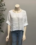 Everyday Linen Crop Top