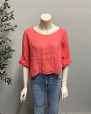 Everyday Linen Crop Top