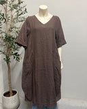 100% Linen Cocoon Dress