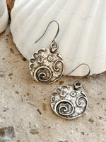 Swirl Metal Dangles