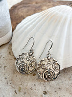 Swirl Metal Dangles