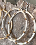 Mixed Metal Hoops